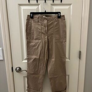 J. Jill Cropped Utility Pants in Light Brown